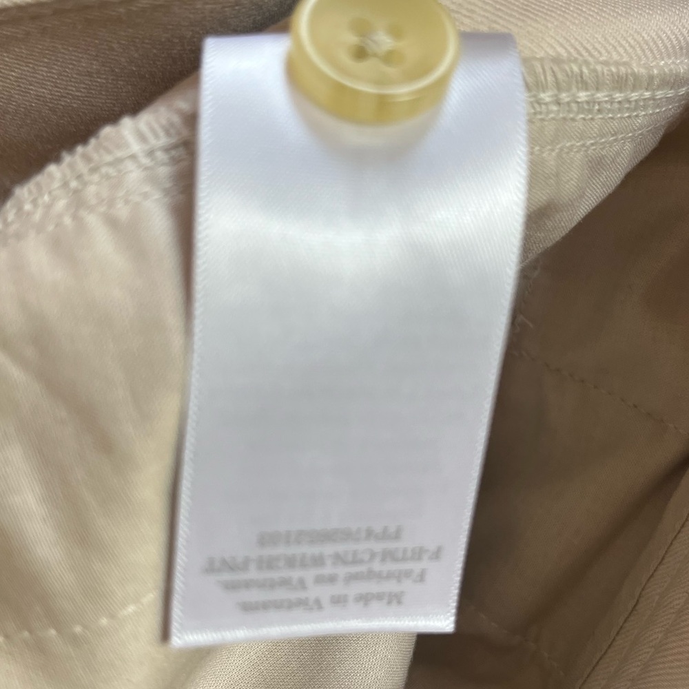 Everlane The Way-High Drape Pant In Sandstone nwt - Picture 10 of 10